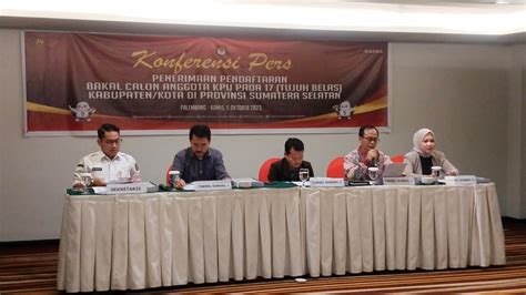 Kpu Mulai Buka Pendaftaran Calon Anggota Kpu Kabupaten Kota Di Sumatera