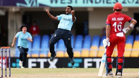 AFG19 vs ENG19 Cricket Scorecard, 1st Semi-Final at North Sound ...