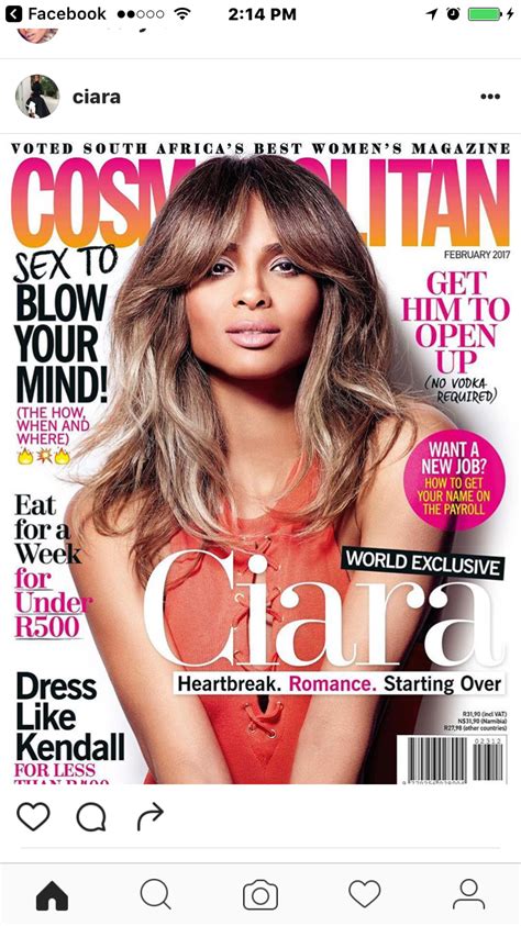 Pin By Monica Flaishans Kouza On Hair Ciara Ciara And Russell Covergirl