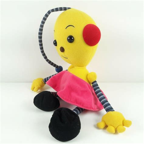 Rare Disney Store Rolie Polie Olie Zowie Plush 15 Robot Doll Bendable Antenna 3831071151