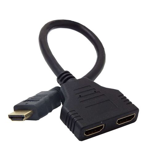 Cable Y Splitter Divisor Hdmi 1 Entrada A 2 Salidas Full Hd