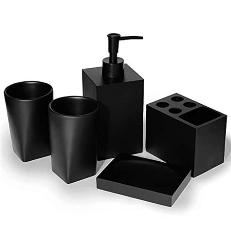 Best Matte Black Bathroom Accessories Set