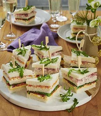 Mini Club Sandwich Canapes Kikkoman