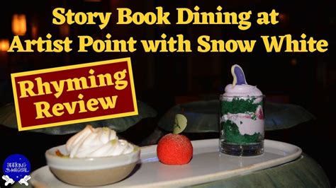 Review Of Story Book Dining At Artist Point With Snow White Character