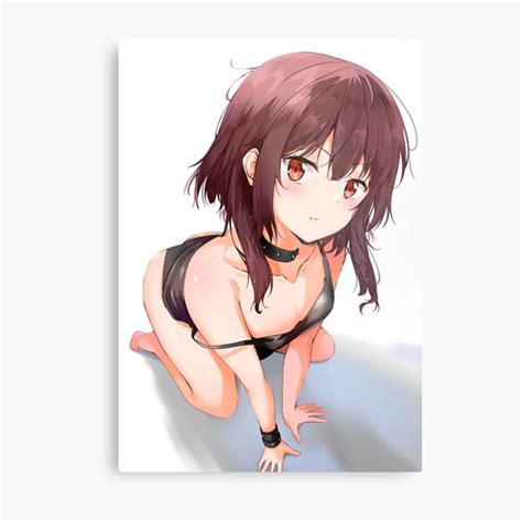 Impression métallique Megumin Butt Thicc Ass Cuisses Konosuba Sexy