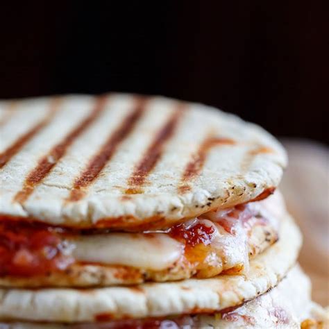 Grilled Pizza Panini Recipe Yummly Recipe Recipes Grilled Pizza