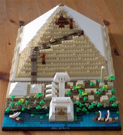 Build a complete LEGO Great Pyramid of Giza with one set