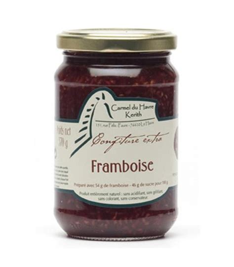 Confiture De Framboises 370 G HAVRE KERITH Carmel Du