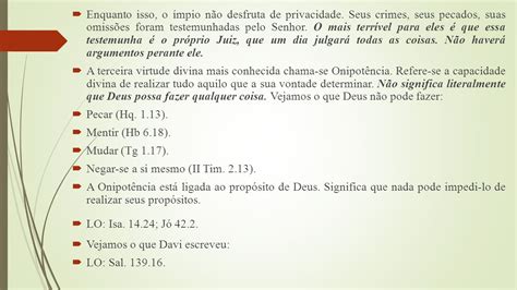 Aula Xvii Confiando Na Soberania De Deus Introdu O Segundo O