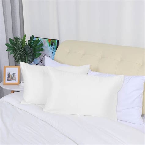 2 Pack Silky Satin Pillowcases with Zipper Queen Size Pillow Cases Cover - Walmart.com