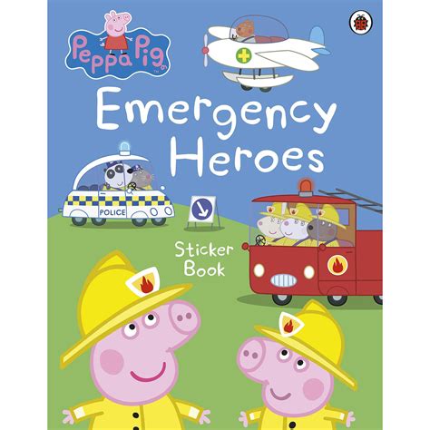 Peppa Pig: Emergency Heroes Sticker Book - Peekaboo