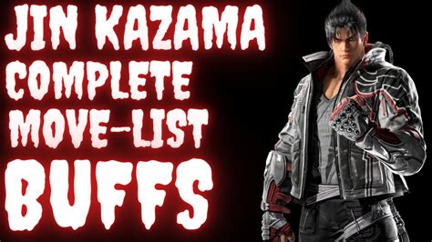 Tekken 8 Jin Kazama Move List And Combos Youtube