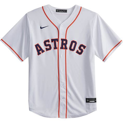 Nike Mens Houston Astros Blank Official Replica Home Jersey Academy