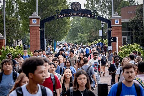 SLU Students Faculty Excited For New Academic Year SLU Saint Louis