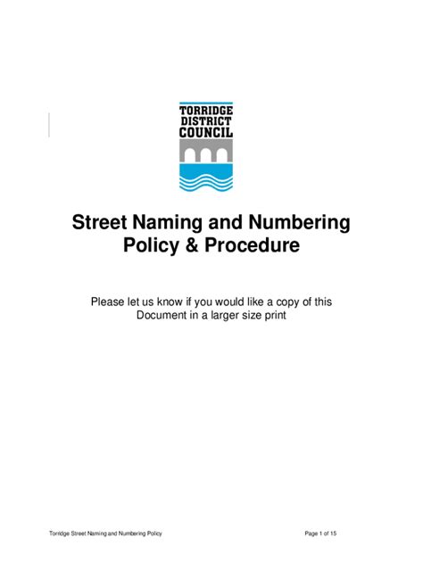 Fillable Online Street Naming NumberingSNNBest Practice Fax Email