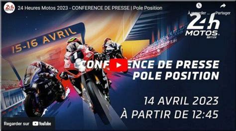 ENDURANCE 24h Motos la conférence de presse vidéo de la pole