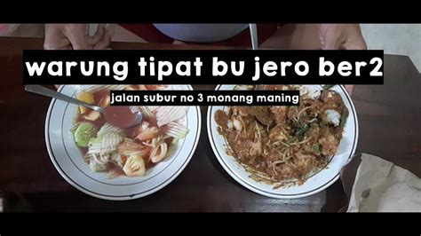 Warung Tipat Cantok Bu Jero Ber Youtube