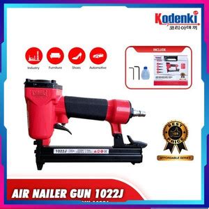 Jual Air Nailer Gun 1022J Alat Mesin Paku Tembak Angin Staples Stapler