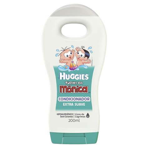 Condicionador Infantil Huggies Turma Da Monica Suave Embalagem 1X200