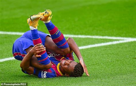 Barcelona Prodigy Ansu Fati Suffers Setback In Recovery From Knee