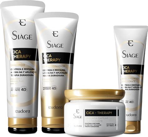 Kit Eudora Siàge Cica Therapy Completo Beleza na Web