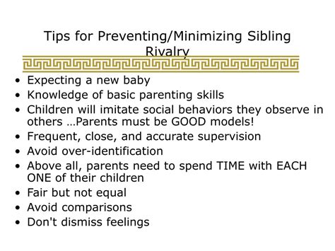 Ppt Discipline And Sibling Rivalry Powerpoint Presentation Free