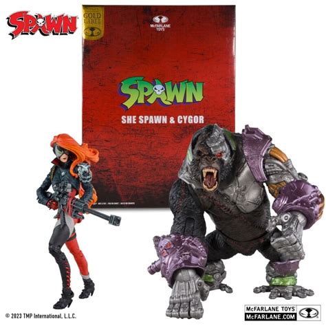 Spawn Actionfiguren Er Pack She Spawn Cygor Gold Label Cm F