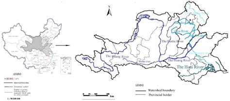 Distribution map of the Huang-Huai-Hai River Basin. | Download ...