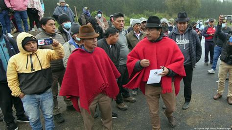 Jueza Libera A Líder De Protesta Indígena En Ecuador Dw 15062022