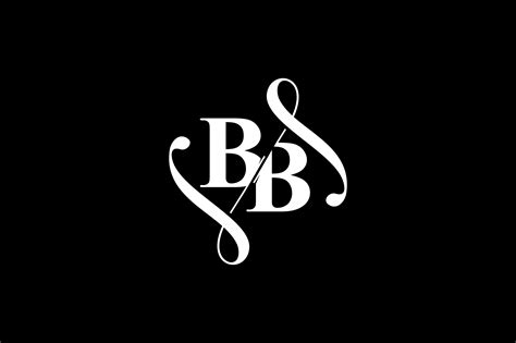 Bb Monogram Logo Design V6 By Vectorseller Thehungryjpeg