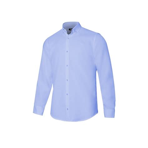 Camisa Oxford Manga Larga Hombre S