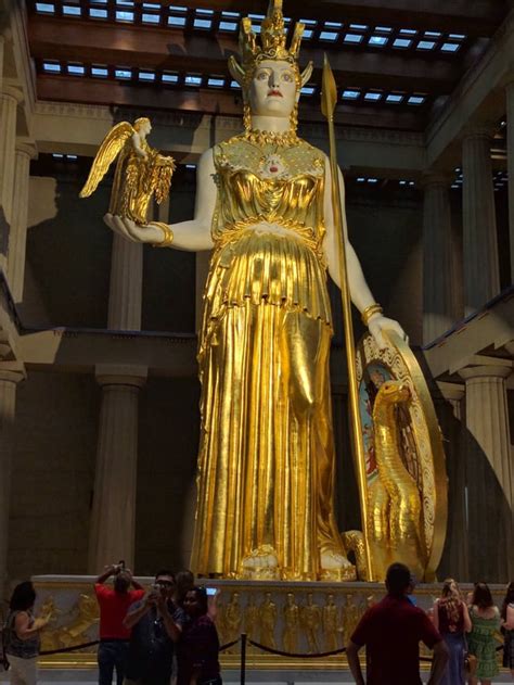 The Statue of Athena at the Parthenon in Nashville, TN. : r/occult