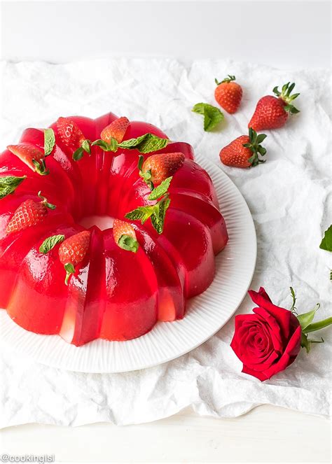 Milk Strawberry Jell O Mold Bundt Recipe Cooking Lsl