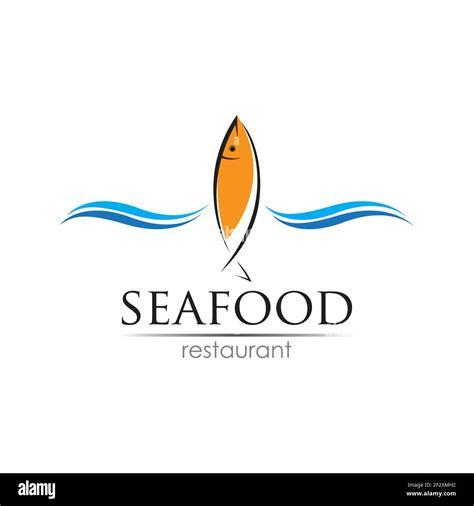 Seafood Restaurant Logo Design Fish Food And Beverage Logo Concept