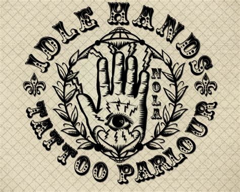 Idle Hands Tattoo Parlour in Lower Garden District, New Orleans, LA