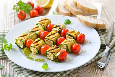 Feta Zucchini Spieße Rezept