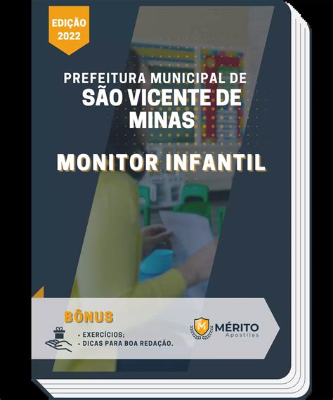 Apostila Monitor Infantil Pref De São Vicente De Minas Mg Mérito