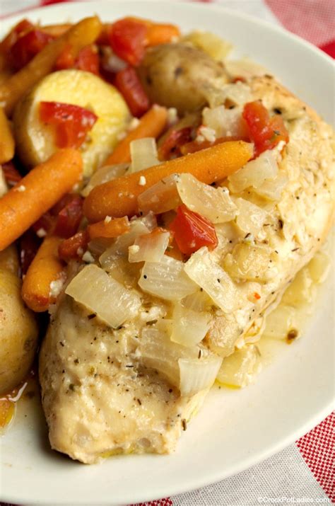 Crock Pot Easy Herb Chicken And Veggies Crock Pot Ladies