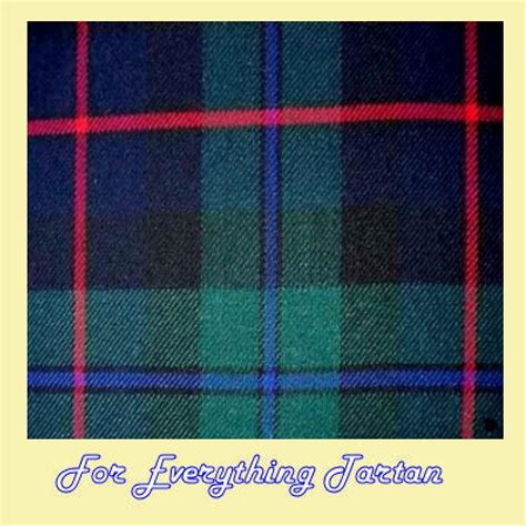 Campbell Of Cawdor Modern Tartan Polyviscose Plaid Fabric Swatch