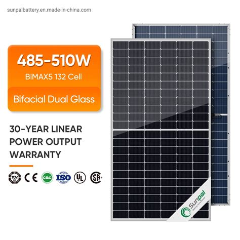 Bipv Monocrystalline Solar Panels Transparent Rooftop W W W