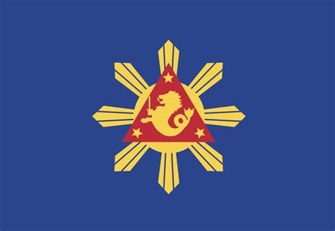 Simplified Redesign Of The Philippine Presidential Flag R Vexillology