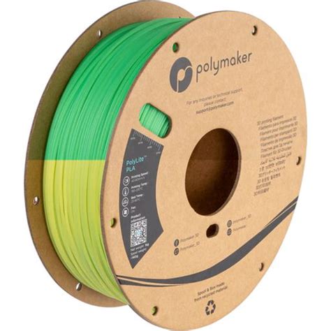 Polymaker Polylite Pla Temperature Colour Change Green Lime Djake