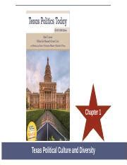 Texas Political Culture Land History And Diversity Course Hero