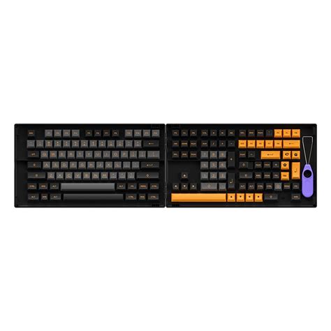 Teclas Akko para Teclado Mecânico ASA PBT Double Shot 158 Peças ANSI