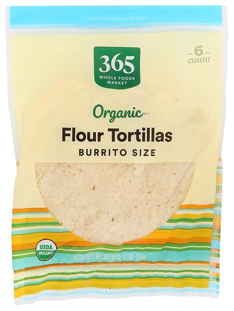 365 By Whole Foods Market Tortillas Flour Burrito Size