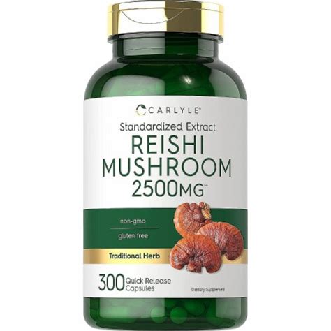 Carlyle Reishi Mushroom 2500mg | 300 Capsules, 300 Capsules - Kroger