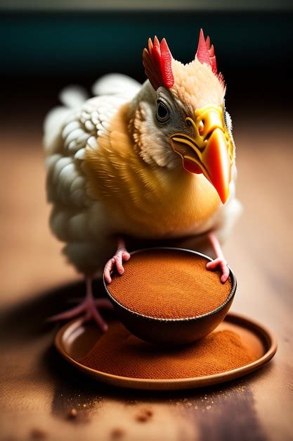 Premium Ai Image A Bird With A Red Beak And Yellow Beak Is On A Brown Container