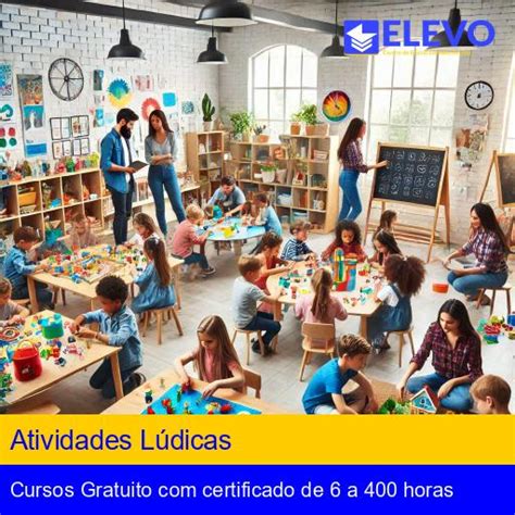 Atividades Online Gratis - Curso Grátis de Atividades lúdicas com Certificado | Elevo Cursos
