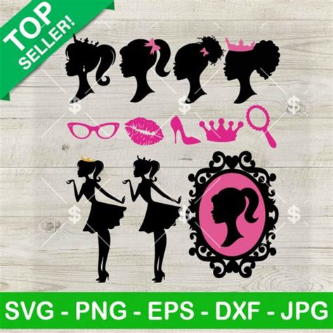 Barbie Doll Logo Svg Bundle Barbie Logo Svg Barbie Girl Svg Lets Go Party Svg Png Dxf Eps