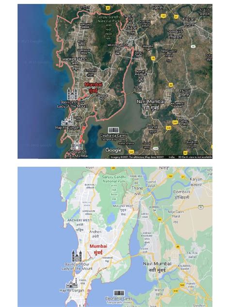 Map of Mumbai Satellite View | PDF